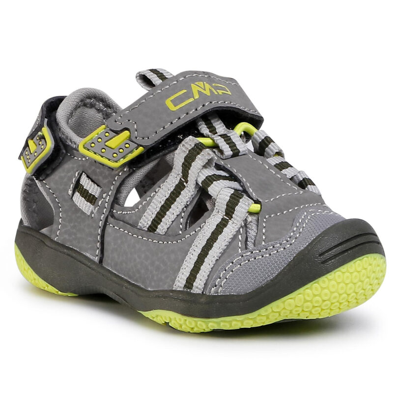 Сандали CMP Baby Naboo Hiking Sandal 30Q9552 Сив цвят на ниска цена