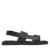 Сандали Calvin Klein Back Strap W/ Buckle HM0HM01736 Черен цвят на ниска цена