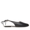 Сандали Calvin Klein Ballerina Sling Back Lth HW0HW02655 Черен цвят на ниска цена