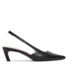 Сандали Calvin Klein Ess Kitten Heel Sling Back HW0HW02641 Черен цвят на ниска цена