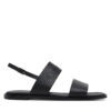 Сандали Calvin Klein Flat Sandal - He HW0HW02377 Черен цвят на ниска цена
