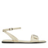 Сандали Calvin Klein Flat Sandal W/Ck Hw - Lth HW0HW02367 Екрю цвят на ниска цена