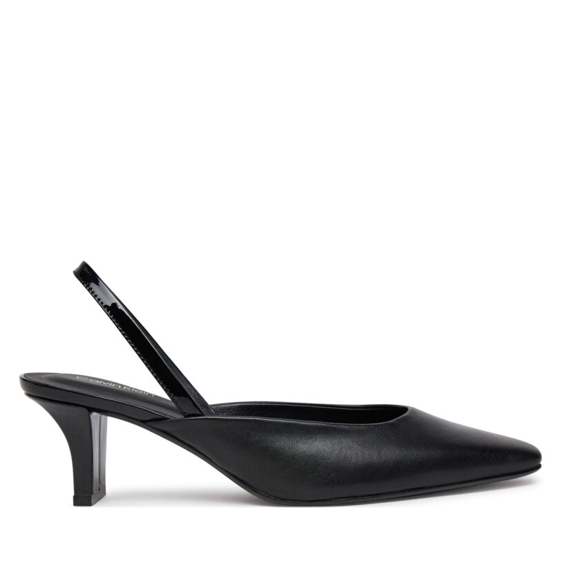Сандали Calvin Klein HW0HW02267 Черен цвят на ниска цена