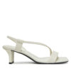 Сандали Calvin Klein Heel Sandal 50 Squared Lth HW0HW02534 Бял цвят на ниска цена