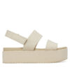 Сандали Calvin Klein Jeans Flatform Sandal Sling In YW0YW01788 Екрю цвят на ниска цена