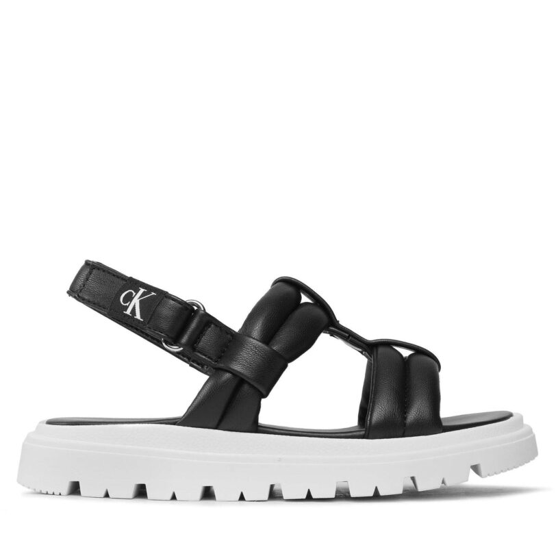 Сандали Calvin Klein Jeans Sandal V4A2-80514-1614 Черен цвят на ниска цена