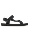 Сандали Calvin Klein Jeans Sandal Velcro Rp In Btw YM0YM00944 Черен цвят на ниска цена
