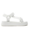 Сандали Calvin Klein Jeans Sandal Velcro Webbing Dc YW0YW01353 Бял цвят на ниска цена