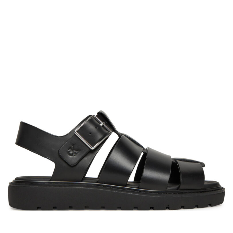 Сандали Calvin Klein Jeans Sq Molded Sdl Fisherman Mg Wn YW0YW01700 Черен цвят на ниска цена