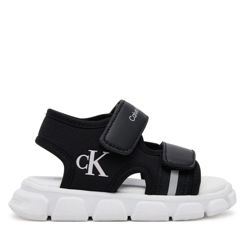 Сандали Calvin Klein Jeans V1B2-83020-1591 Черен цвят на ниска цена