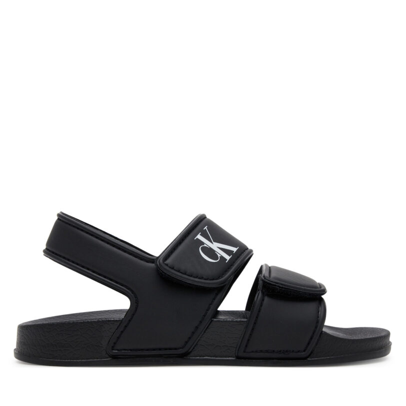 Сандали Calvin Klein Jeans V1X2-83030-1172 S Черен цвят на ниска цена