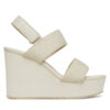 Сандали Calvin Klein Jeans Wedge Sandal Webbing In YW0YW01790 Сив цвят на ниска цена