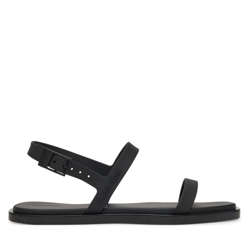 Сандали Calvin Klein Sandal - Jelly HW0HW02426 Черен цвят на ниска цена