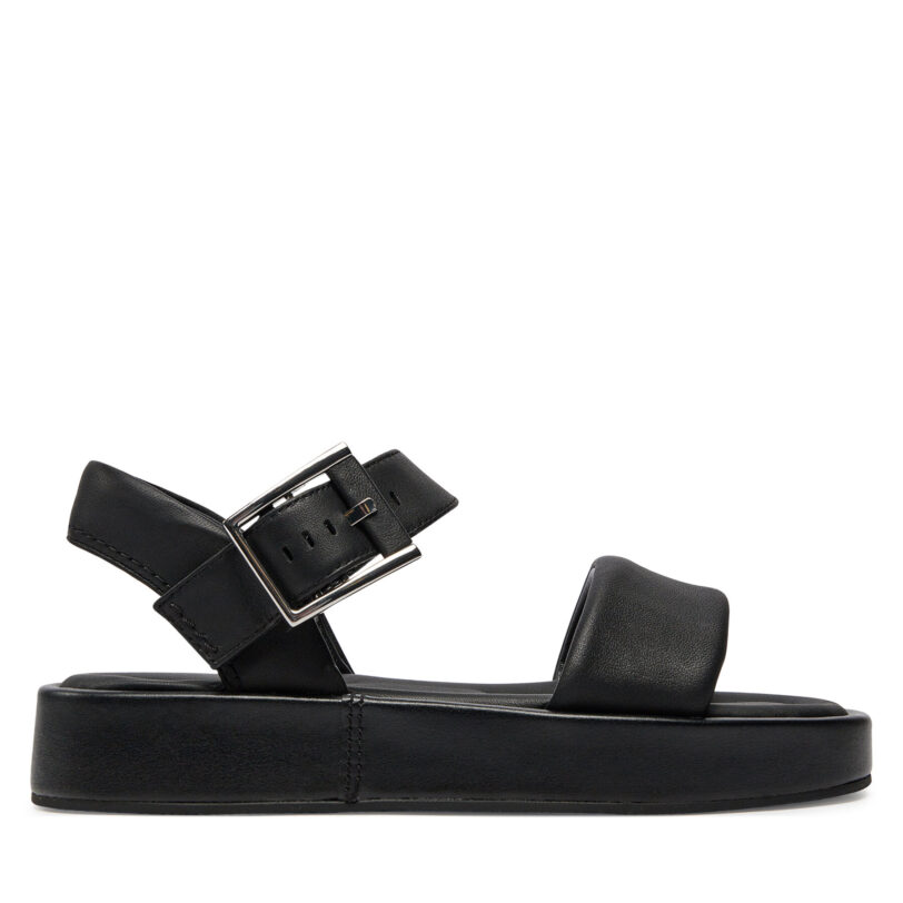 Сандали Clarks Alda Strap 26176257 Черен цвят на ниска цена