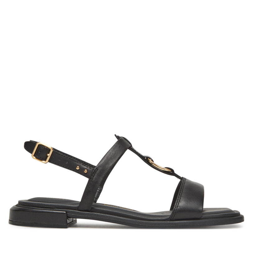Сандали Clarks Ariany Sling 26181240 Черен цвят на ниска цена