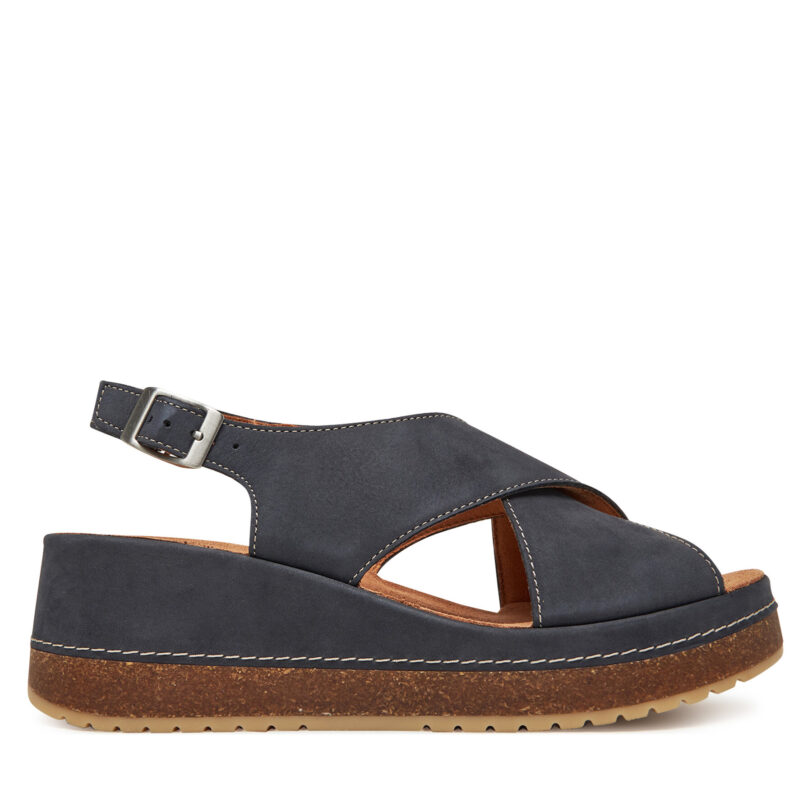 Сандали Clarks Kassanda Step 26181440 Тъмносин цвят на ниска цена