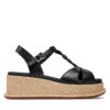 Сандали Clarks Kimmei Twist 26176391 Черен цвят на ниска цена