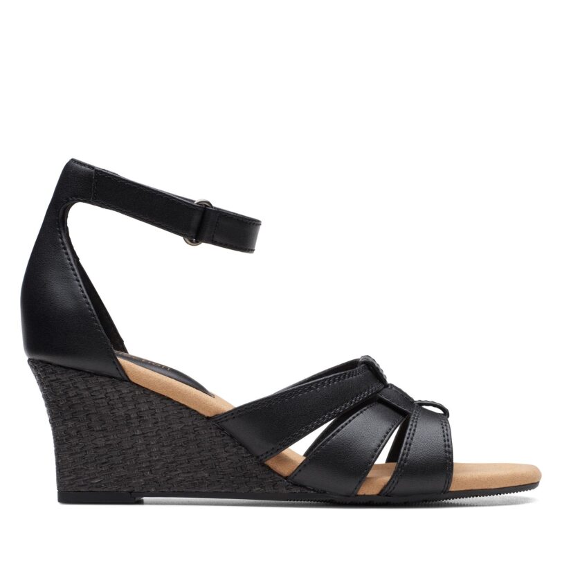 Сандали Clarks Kyarra Joy 26171242 Черен цвят на ниска цена