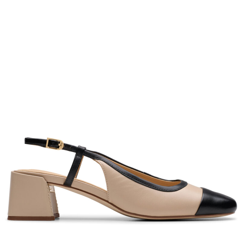 Сандали Clarks Nyta45 Sling 26181321 Бежов цвят на ниска цена