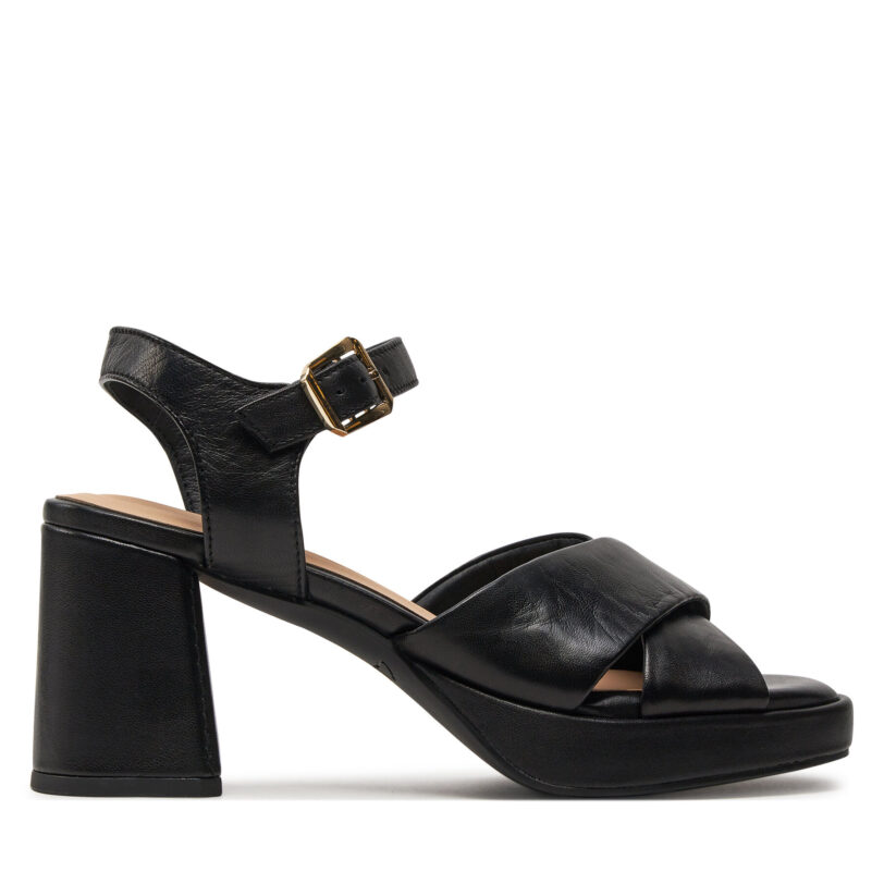 Сандали Clarks Ritzy75 Rae 26176646 Черен цвят на ниска цена
