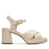 Сандали Clarks Ritzy75 Rae 26181304 Екрю цвят на ниска цена