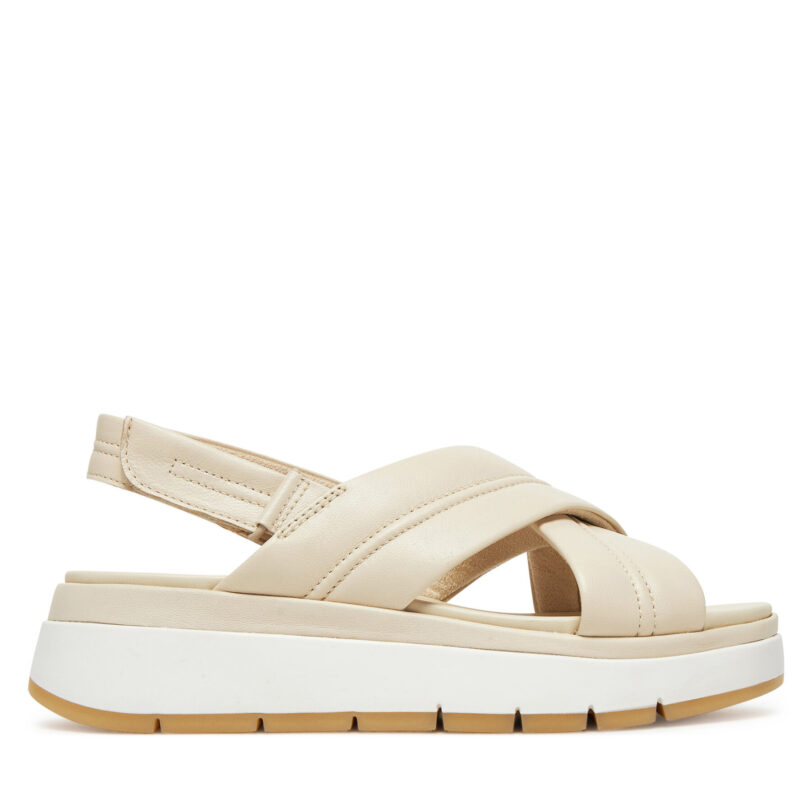 Сандали Clarks Tuscan Cross 26181470 Екрю цвят на ниска цена