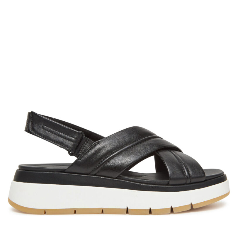 Сандали Clarks Tuscan Cross 26182233 Черен цвят на ниска цена