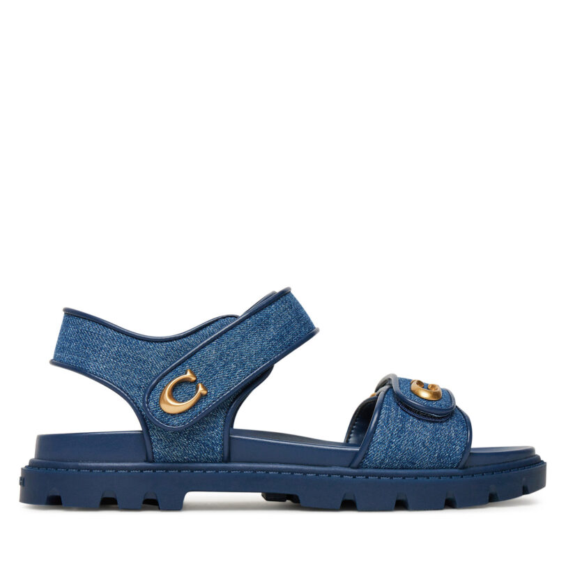 Сандали Coach Brynn CT196 Син цвят на ниска цена