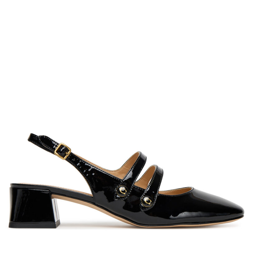 Сандали Coach Winley Slingback Mary Jane CAS42 Черен цвят на ниска цена