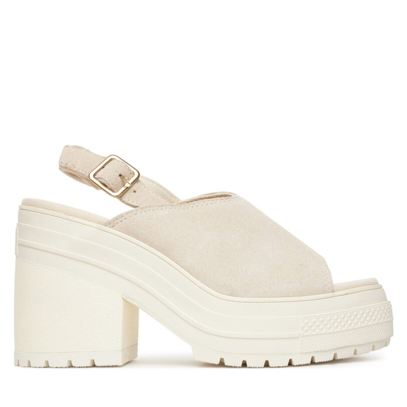 Сандали Converse Chuck 70 De Luxe Heel Mule A15070C Екрю цвят на ниска цена