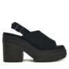 Сандали Converse Chuck 70 De Luxe Heel Sandal Platform A12567C Черен цвят на ниска цена