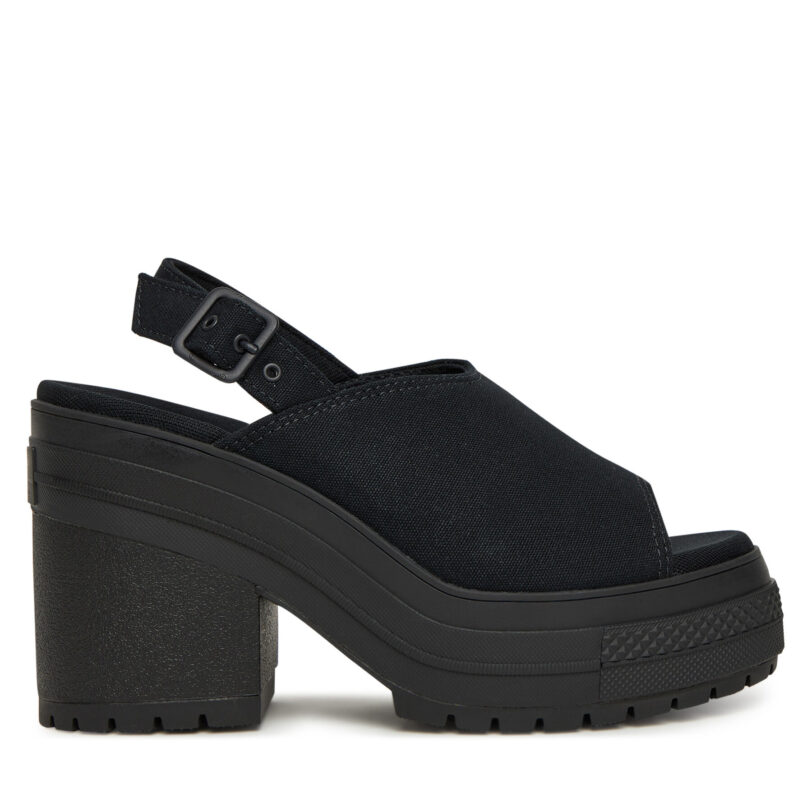 Сандали Converse Chuck 70 De Luxe Heel Sandal Platform A12567C Черен цвят на ниска цена