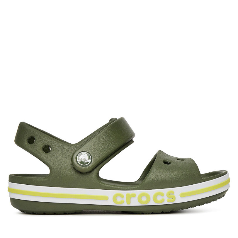 Сандали Crocs BAYABAND SANDAL T 211055-309 Зелен цвят на ниска цена