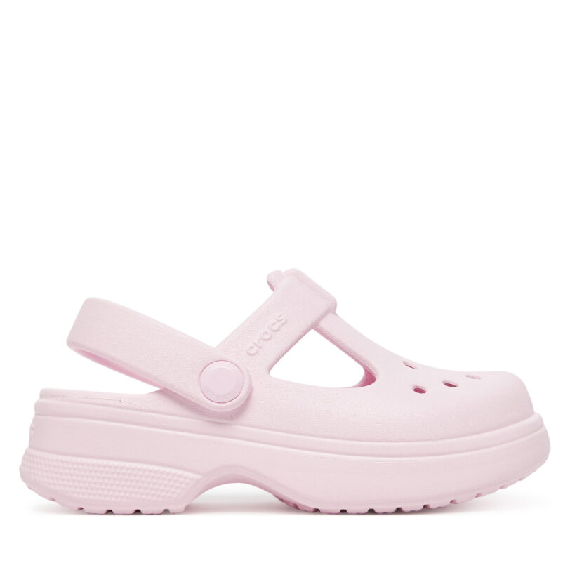 Сандали Crocs Classic Mary Jane Clog K 210615 Розов цвят на ниска цена