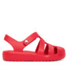 Сандали Crocs Kids' Classic Fisherman Sandal 210625 Червен цвят на ниска цена