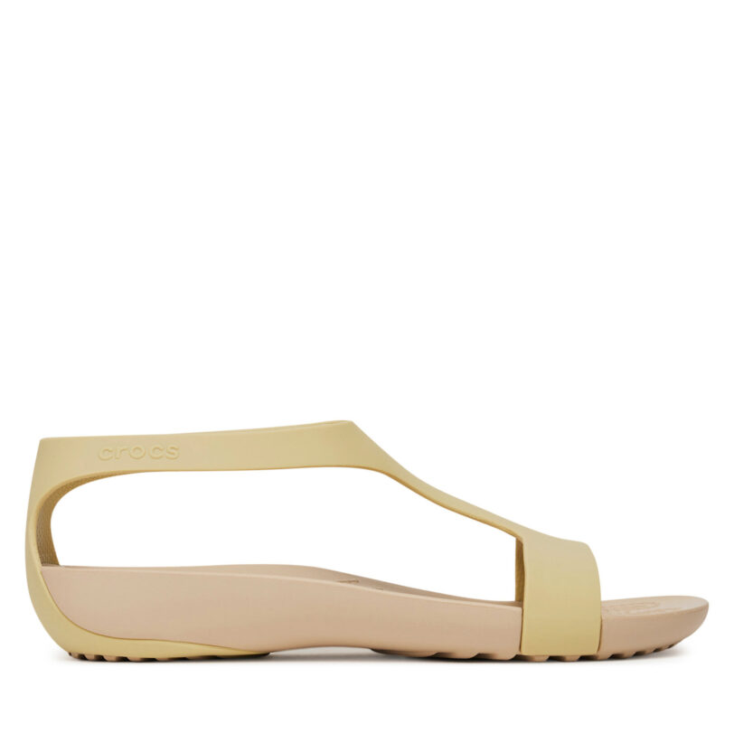 Сандали Crocs SERENA SANDAL 205469-212 Зелен цвят на ниска цена