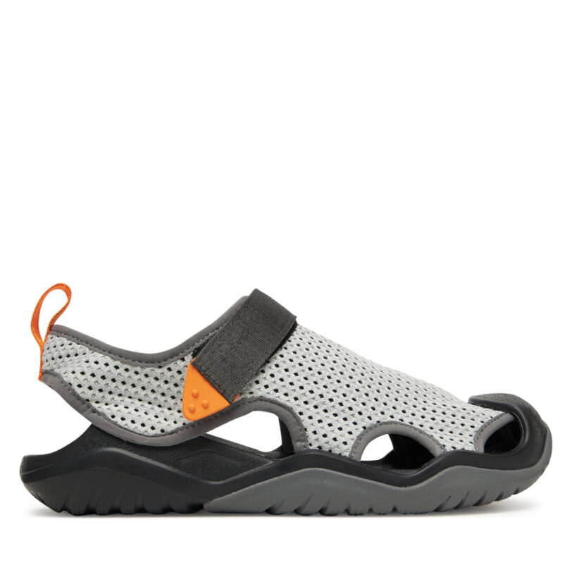 Сандали Crocs Swiftwater™ Mesh Deck 211095 Сив цвят на ниска цена