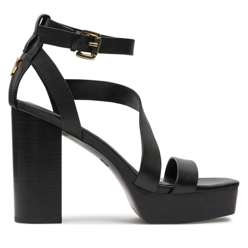 Сандали DKNY Ilisa K1447608 Черен цвят на ниска цена