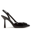 Сандали DKNY Neilton K1533900 Черен цвят на ниска цена