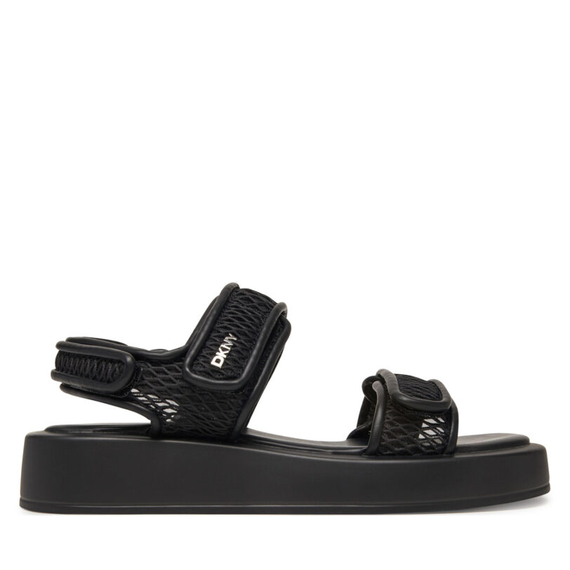 Сандали DKNY Owyn K1514238 Черен цвят на ниска цена