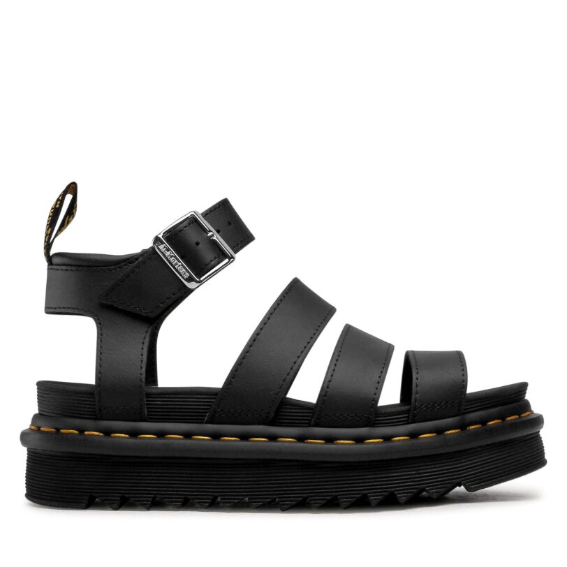 Сандали Dr. Martens Blaire 24235001 Черен цвят на ниска цена