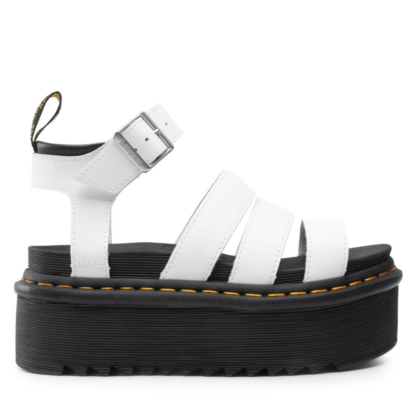 Сандали Dr. Martens Blaire Quad 27296100 Бял цвят на ниска цена
