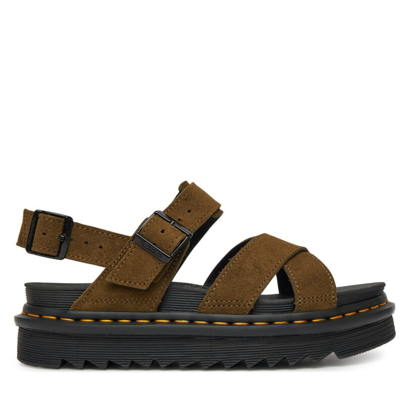 Сандали Dr. Martens DM41122300 Зелен цвят на ниска цена
