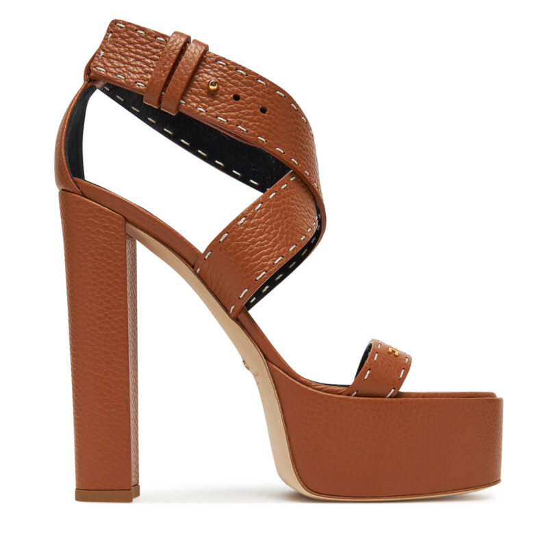 Сандали Elisabetta Franchi SA-08L-52E2-V580 Кафяв цвят на ниска цена