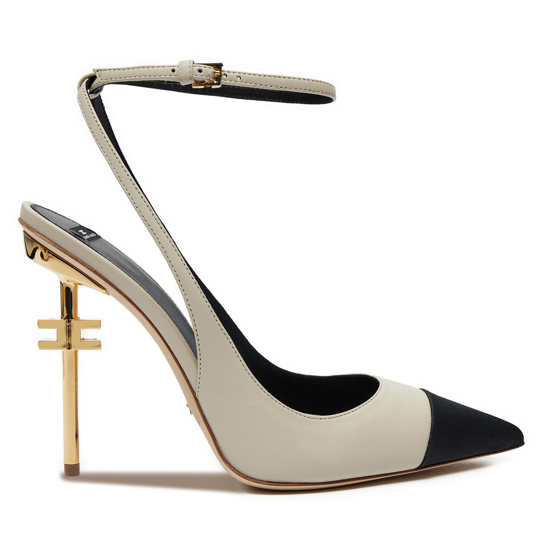 Сандали Elisabetta Franchi SA-25B-46E2-V570 Екрю цвят на ниска цена