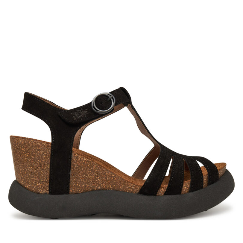 Сандали Fly London Gaitfly P144959007 Черен цвят на ниска цена
