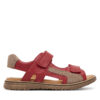 Сандали Froddo Daros Double G3150280-2 D Червен цвят на ниска цена