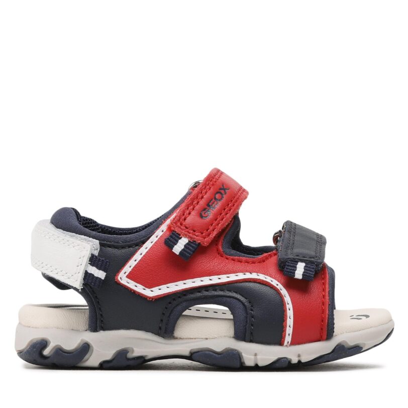 Сандали Geox B Sandal Flaffee Boy B3559A 08515 C7217 M Червен цвят на ниска цена