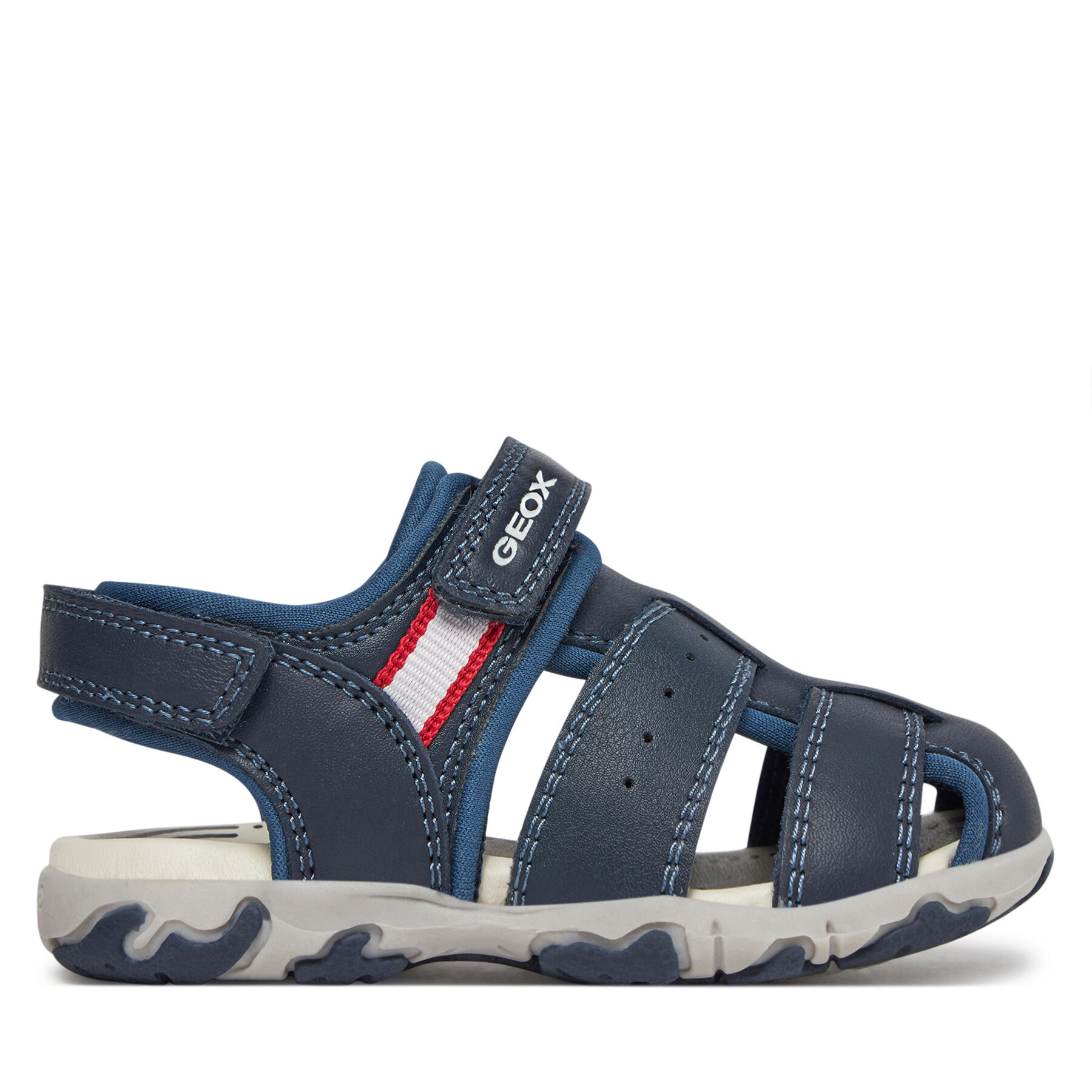 Сандали Geox B Sandal Flaffee Boy B4559B 08515 C4002 M Тъмносин цвят на ниска цена