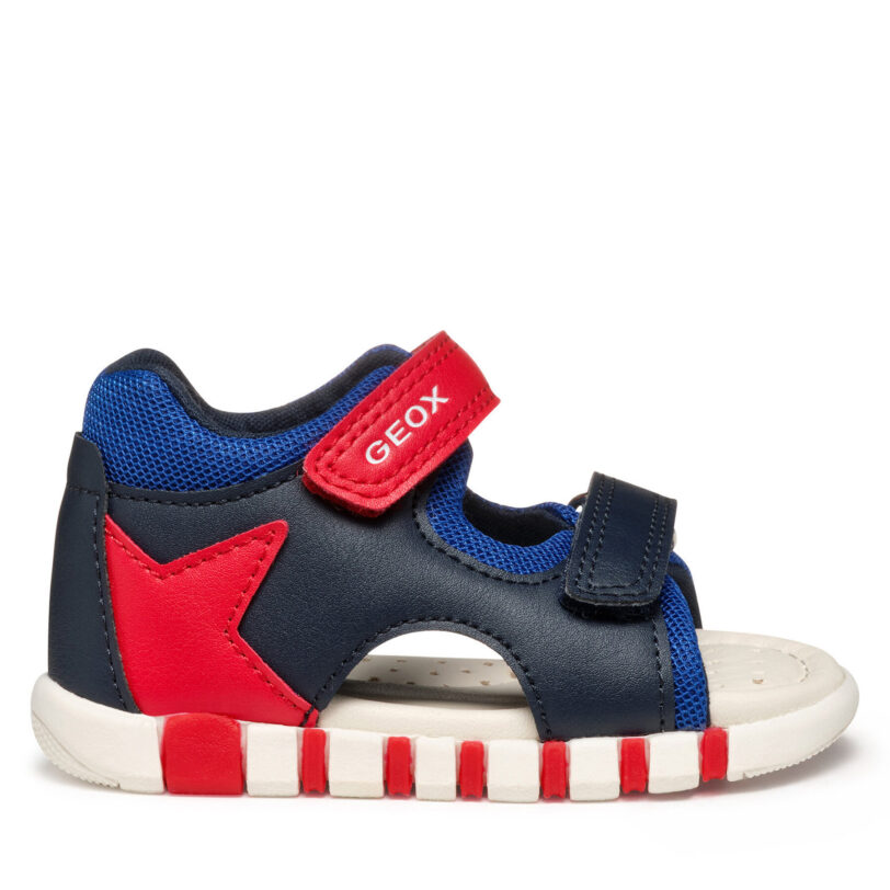Сандали Geox B Sandal Iupidoo B555PB 0BC14 C4226 Тъмносин цвят на ниска цена